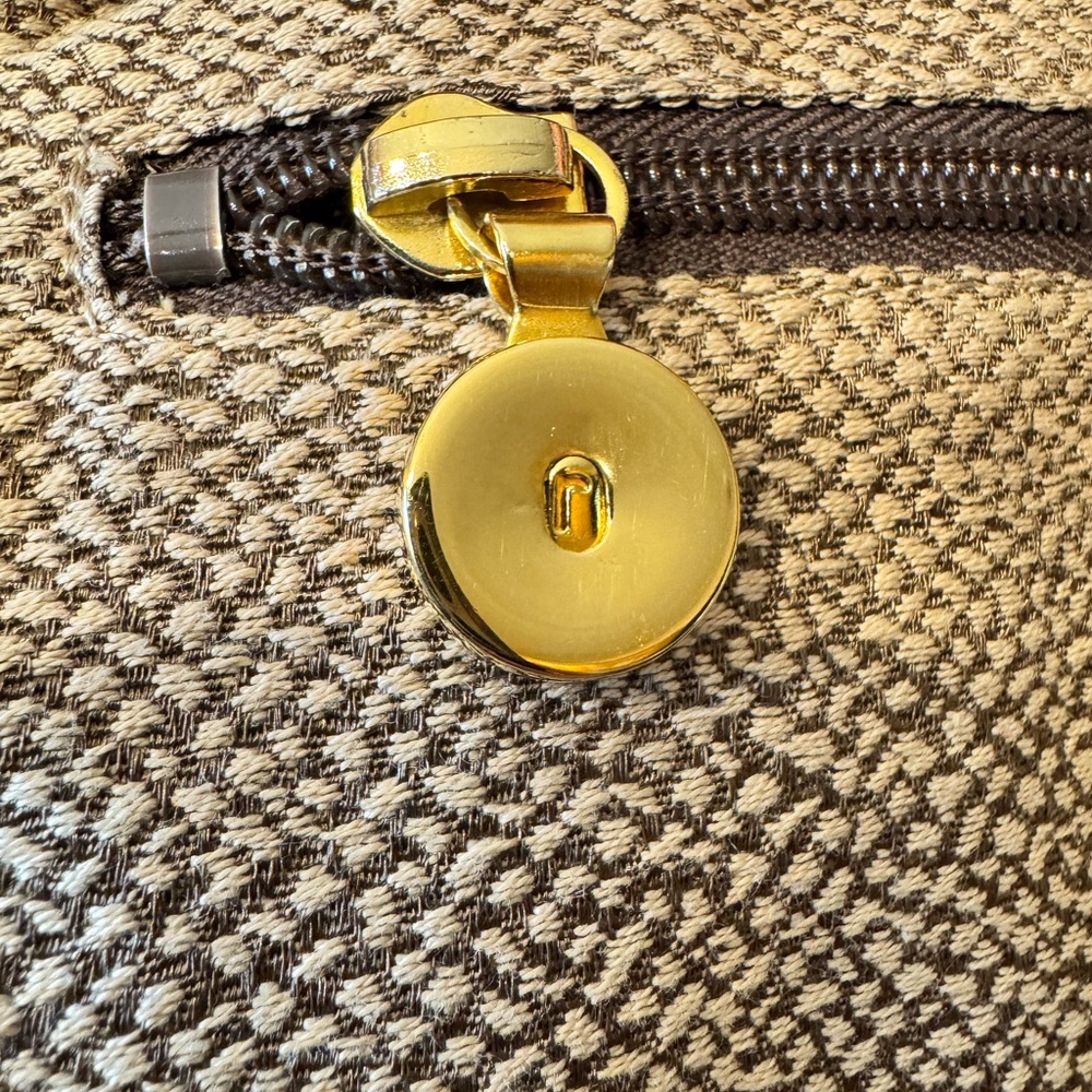 BORBONESE Brown Textured Satchel Pouch Included✨️ - Picture 15 of 16